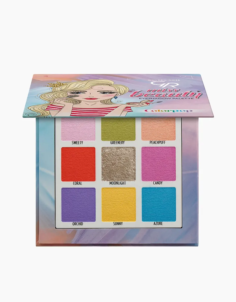 پالت سایه چشم میس بیوتی Colorpop گلدن رز پالت سایه چشم میس بیوتی Colorpop گلدن رز