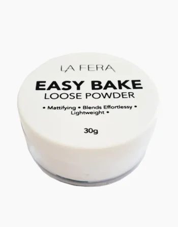 پودر بیک لافرا LA FERA پودر فیکس مدل EASYBAKE بی رنگ