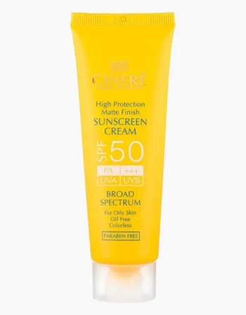 ضد آفتاب بی رنگ سینره | مناسب پوست چرب | 50 میل | SPF50