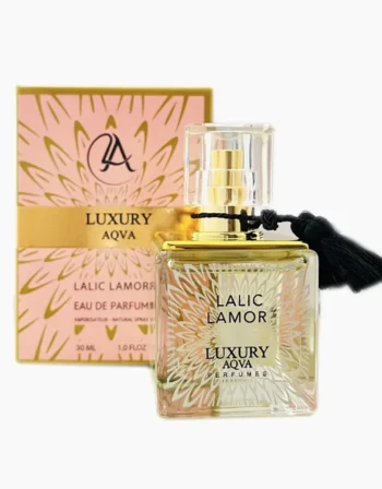 ادکلن مینی لالیک لامور برند لاکچری آکوا LUXURY AQUA | حجم 30 میل