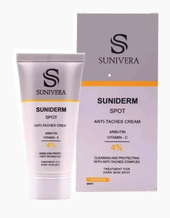 کرم ضد لک و روشن کننده سانیورا مدل Suniderm | حجم 30 میل