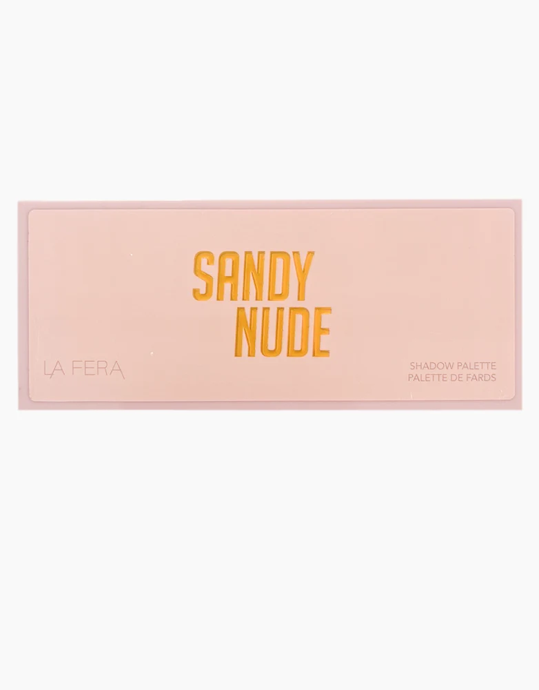 پالت سایه لافرا LAFERA مدل Sandy Nude1