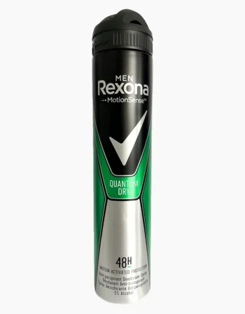 اسپری ضد تعریق مردانه 48 ساعته رکسونا مدل QUANTUM DRY | حجم 200 میل